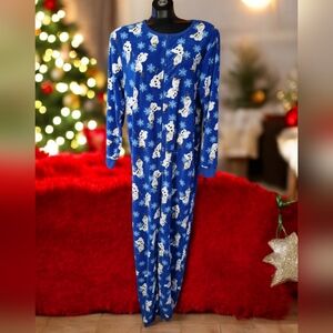 Disney Olaf Cozy Microfleece Onsie ❄️❄️ Pajamas Ladies XL☃️